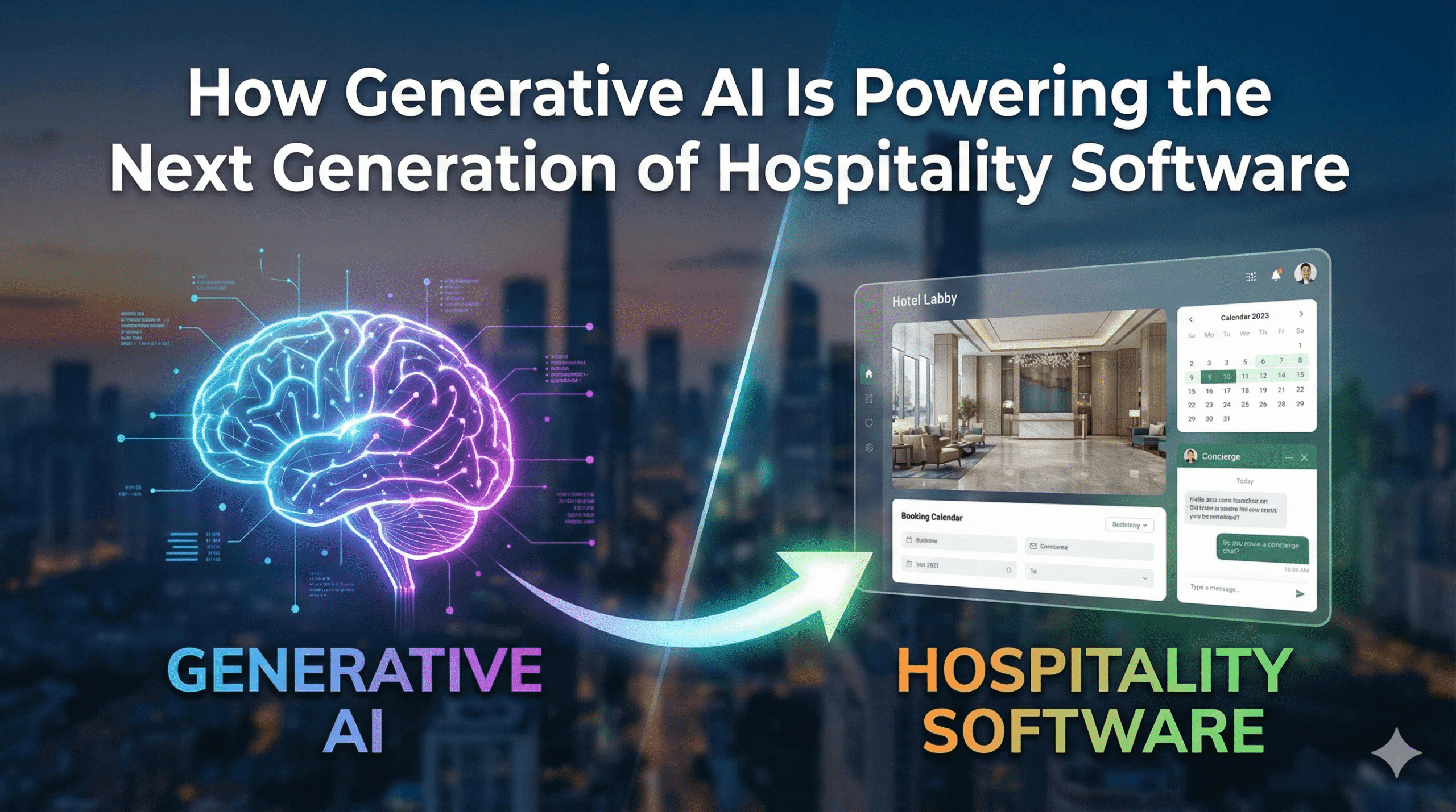 How Generative AI Is Powering the Next Generation of Hospitality Software
